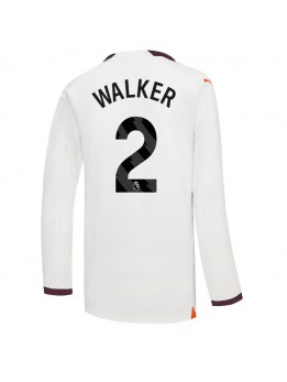 Manchester City Kyle Walker #2 Gostujuci Dres 2023-24 Dugim Rukavima